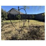 Metal Yard Decor & Planter