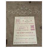 Be Who You Are Wall Art & Metal Wall Decor