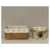 Basket & Metal Tub