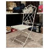 White Metal Chair