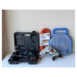 Skil 3/8 in Drill, Extension Cord & Drill Bits