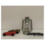 Lantern, Knife & Pinewood Derby Cars