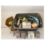 Easter Decor with Storage Tote