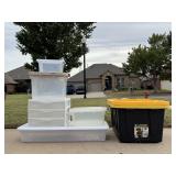 Storage Totes with Lids