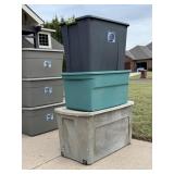 Storage Totes with Lids