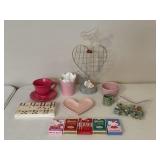 Heart Decor, Playing Cards & Marbles