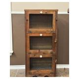 Wood Root Vegetable Storage Bin