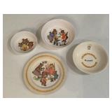 Vintage Onieda Deluxe Childrens Plates
