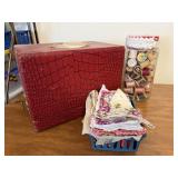 Vintage Sew-Rite Portable Sewing Machine in Case