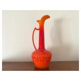 Haeger Pottery Orange Glazed Vase