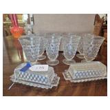 Fostoria Drinkware and Butter Dishes