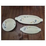 MCM Franciscan Autumn Leaves Serving Dishes