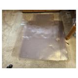 3 Clear Plastic Office Chair Mat Protector