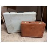 Vintage Samsonite Suitcase & Leather Briefcase