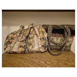 Tapestry Leopard Print Tote Bag Purse