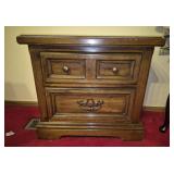 Wood Nightstand Bedside Table