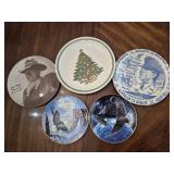 Mixed Collectible Plates (5)