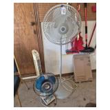 Three Electric Fans: GE, Lasko, Unbranded