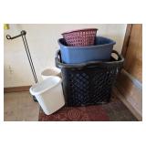 Plastic Laundry Baskets and Trash Cans