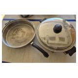 Pan and Saladmaster Stainless Steel Skillet