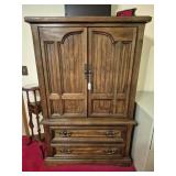 Wood Armoire Wardrobe Cabinet