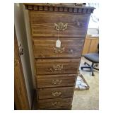 Wood Dresser with Gold Handles