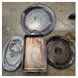 Silver Plated Serving Trays