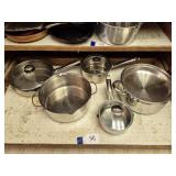 Stainless Steel Cookware Lot