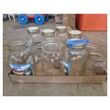 Assorted Glass Jars
