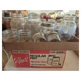 Assorted Glass Jars