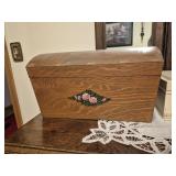 Vintage Jewelry Box with Costume Jewelry