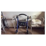 Metal Walkers, Portable Commode, Shower Seat