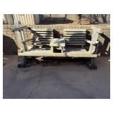 Wood Double Porch Swing Bench