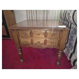 Wood Side Table with Drawer