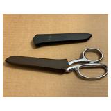 Gingher Chrome Sewing Scissors with Sheath
