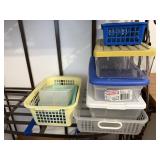 Plastic Storage Baskets and Containers