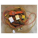 Extension Cords, Power Strips, Work Light