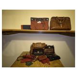 Tooled Leather Western Style Handbag