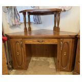 Wood Corner Desk