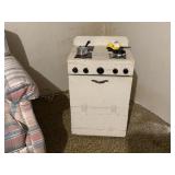 Vintage Toy Stove with Accessories