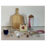 Straw Holder, Cutting Board, Magnets & Ramekins