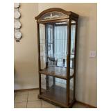 Glass Lighted Curio Cabinet