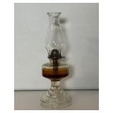 Homesteader Eagle Glass Hurricane Oil Lamp
