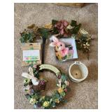 Easter Decor & Cherub Flower Pot