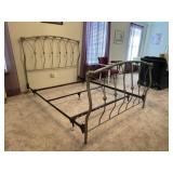Metal Queen Headboard & Footboard with Frame