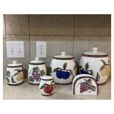 Fruit Themed Kitchen Canisters