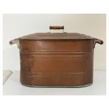 Antique Copper Wash Boiler Tub