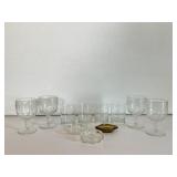 Low Ball Glasses, Goblets & Ash Trays