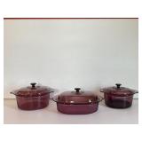 Vision Purple Casserole Dish & Cookware