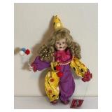 Memories Collection Clown Porcelain Doll